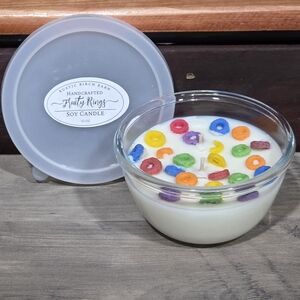 Hand Crafted Friuty Rings Soy Candle
